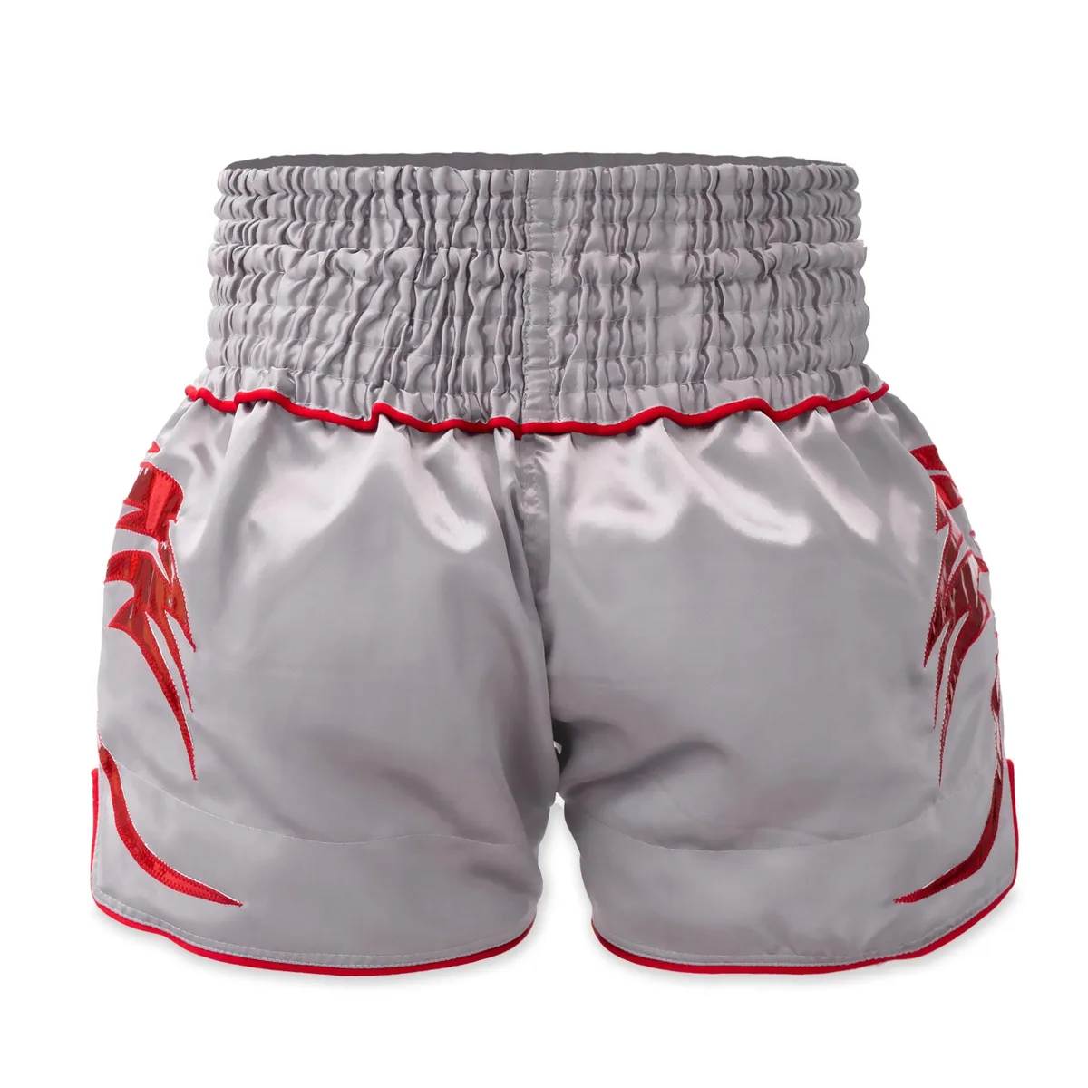 Изглед отзад на шорти Top King Thai Boxing Shorts 266, показващ цялостната кройка и завършеност.