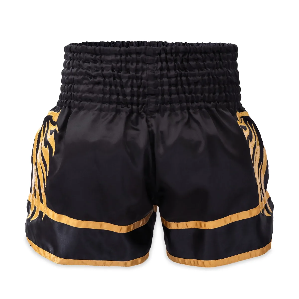 Заден изглед на шорти TOPKING THAI BOXING SHORTS 268, демонстриращ цялостния дизайн