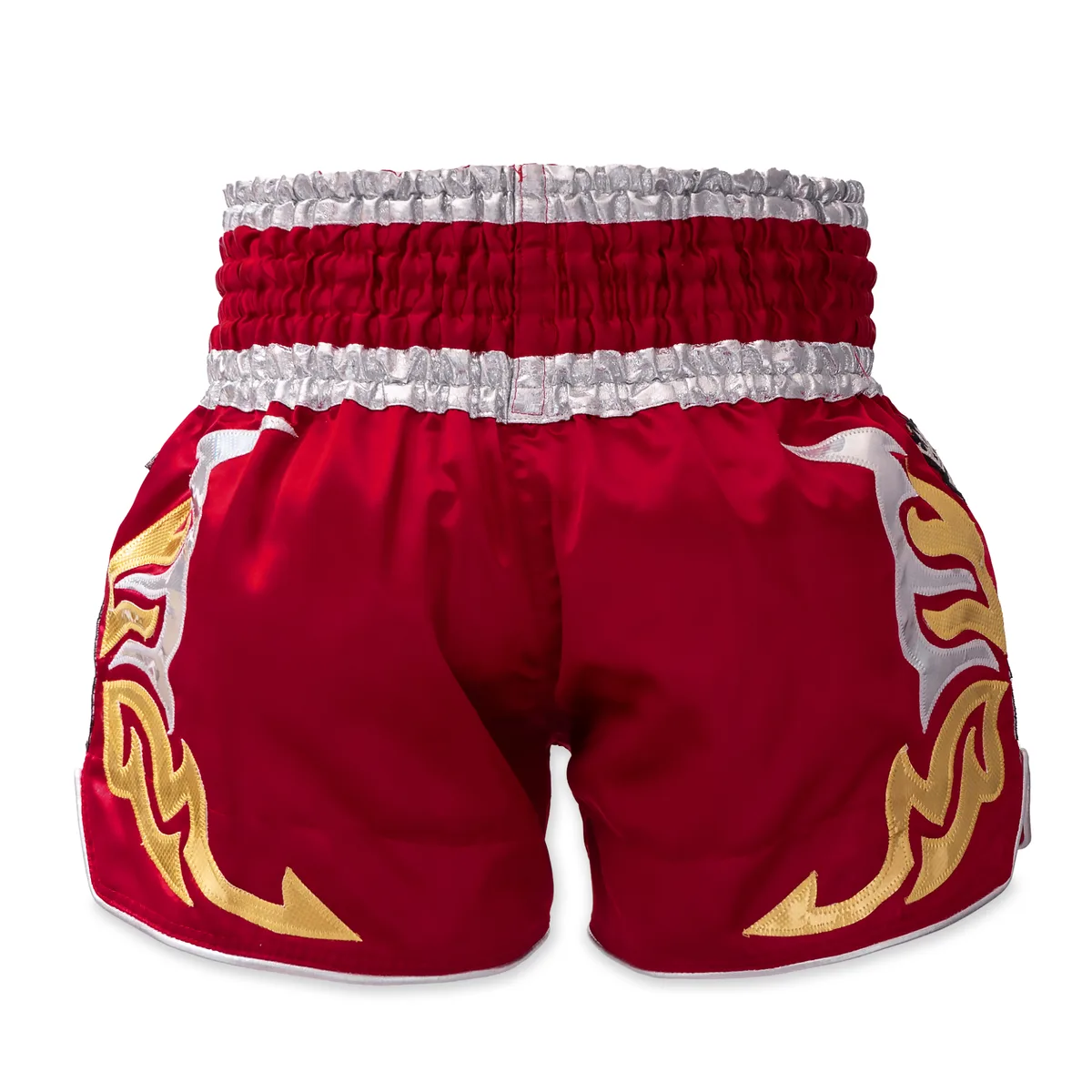 Заден изглед на шорти Top King Thai Boxing Shorts 273, показващ ластичния колан и общия силует.