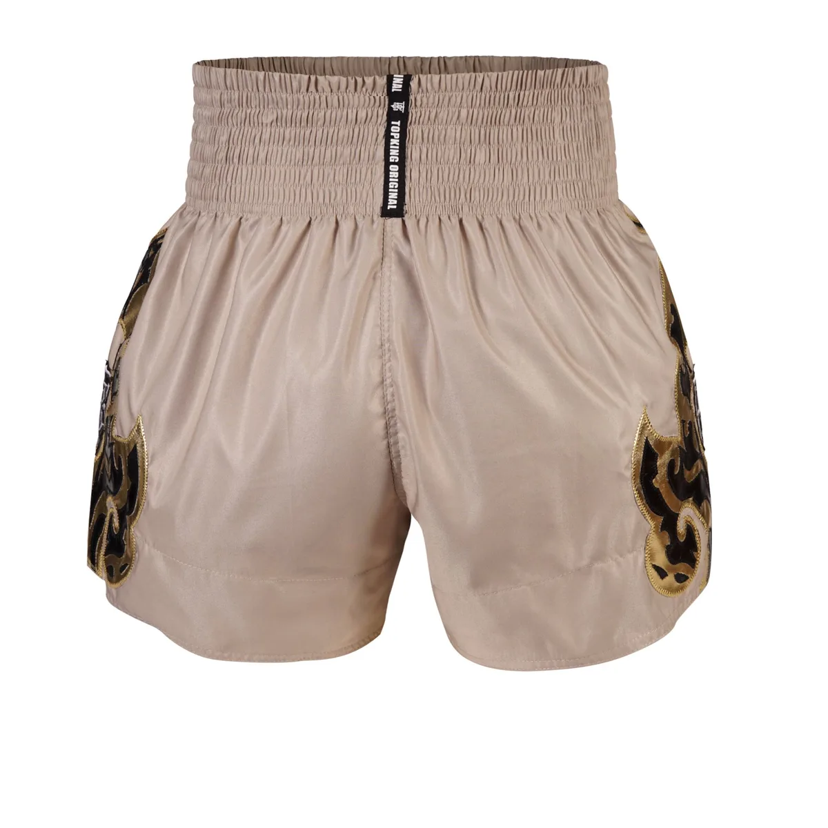 Заден изглед на шорти Top King Thai Boxing Shorts BEIGE 228