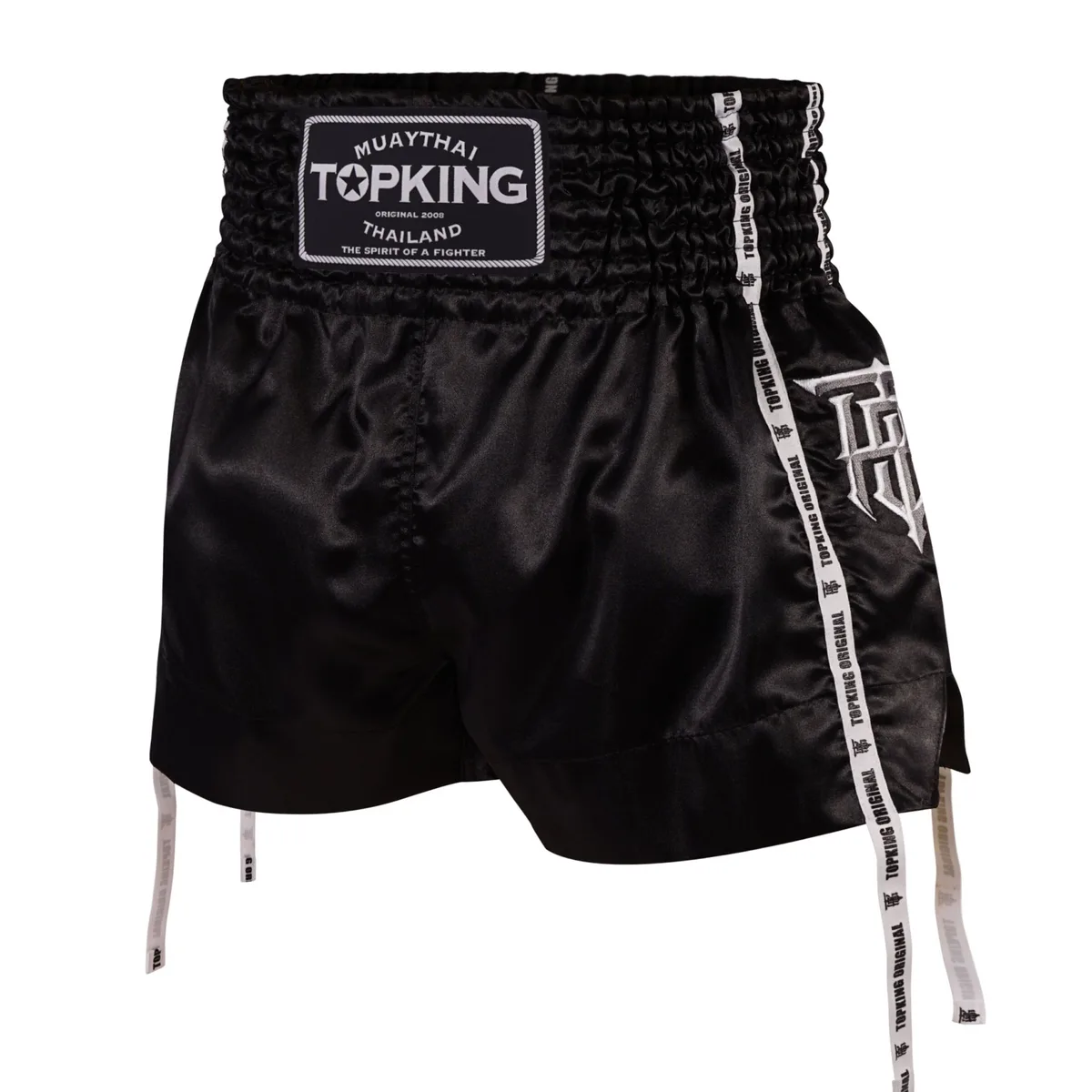 TOPKING THAI BOXING SHORTS BLACK 202