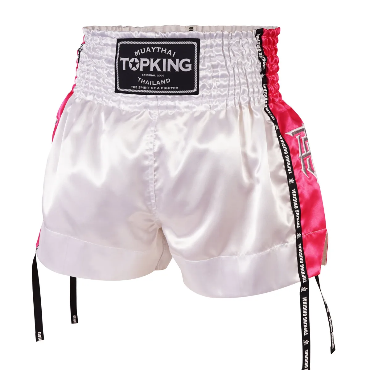 Розови шорти за муай тай Top King Pink 201, изглед отпред
