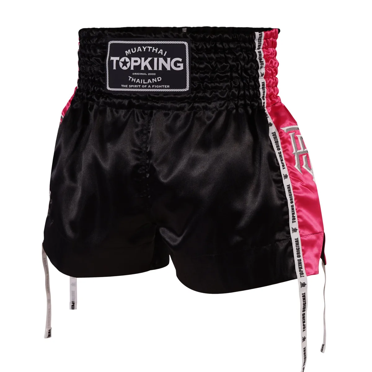 Розови шорти за муай тай Top King PINK 202, изглед отпред