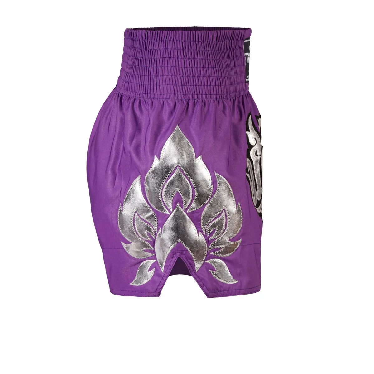 Заден изглед на лилавите шорти за муай тай Top King Purple 230