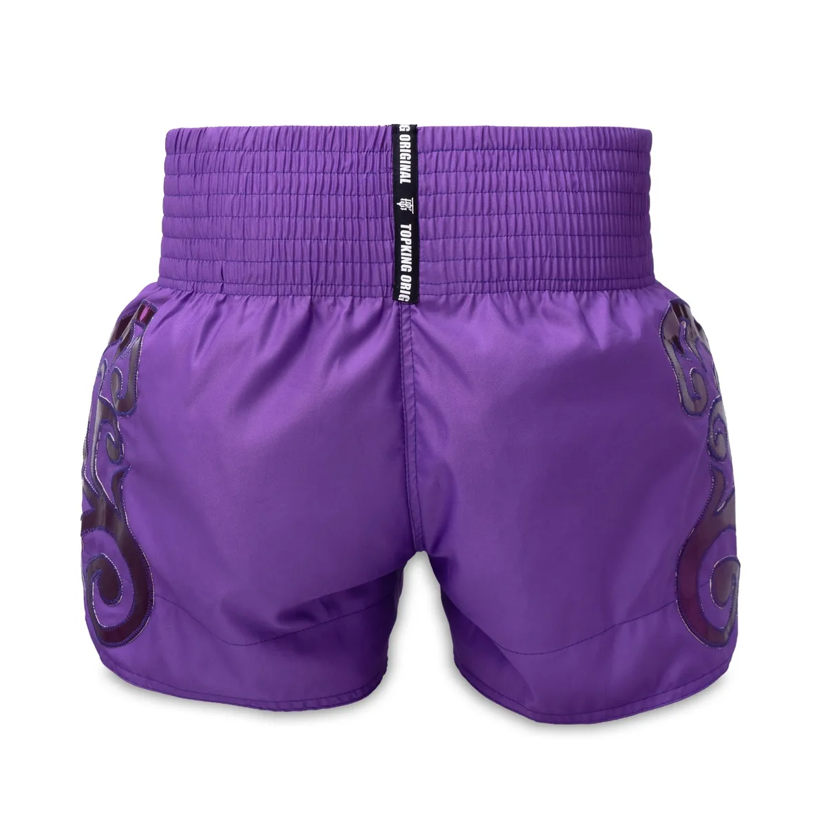 Заден изглед на лилави шорти за муай тай Top King Thai Boxing Shorts Purple 257