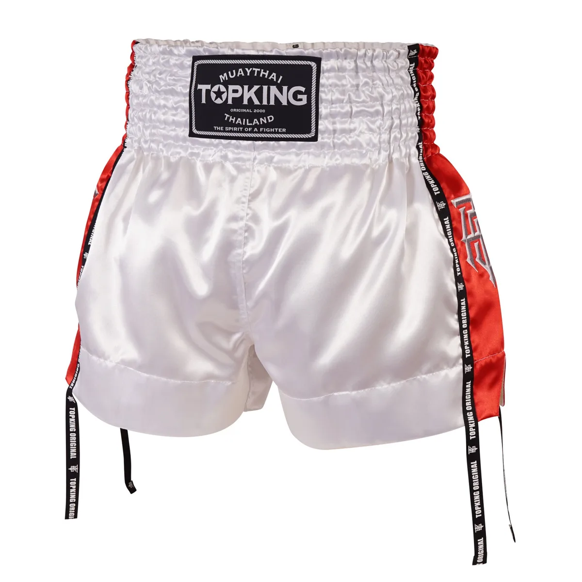 Червени шорти за муай тай Top King RED 201, изглед отпред