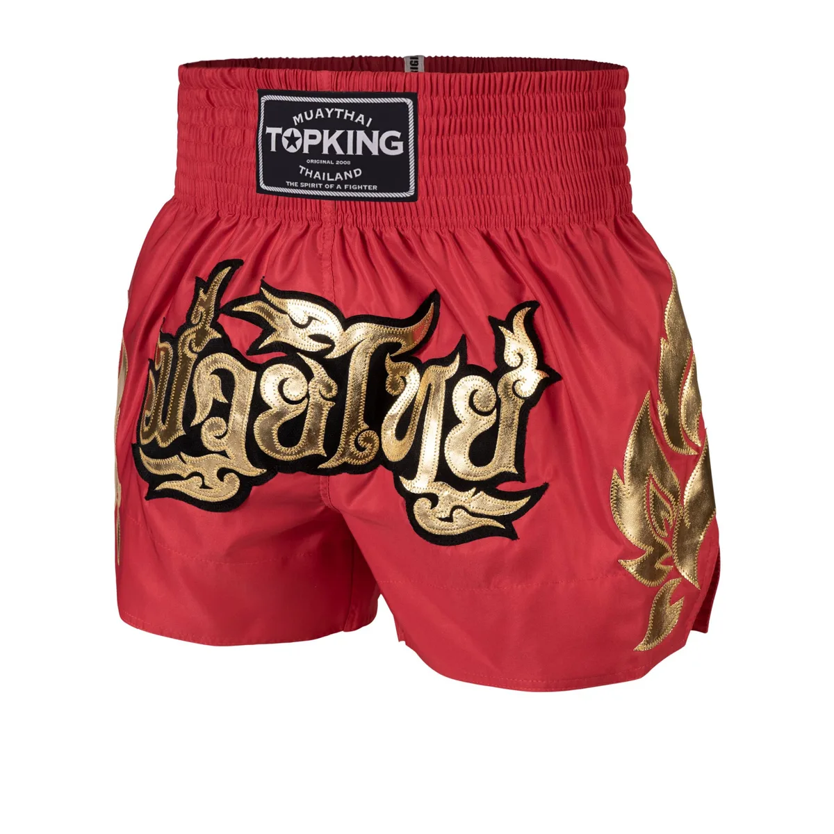 Мъжки шорти за муай тай Top King Red 229, преден изглед
