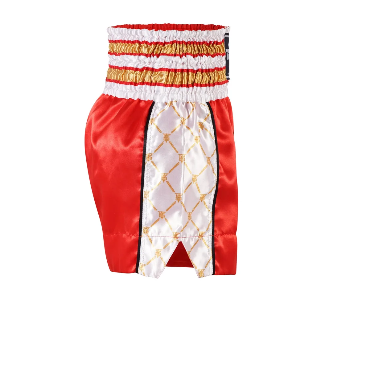 Шорти за муай тай Top King RED GOLD 215, страничен изглед