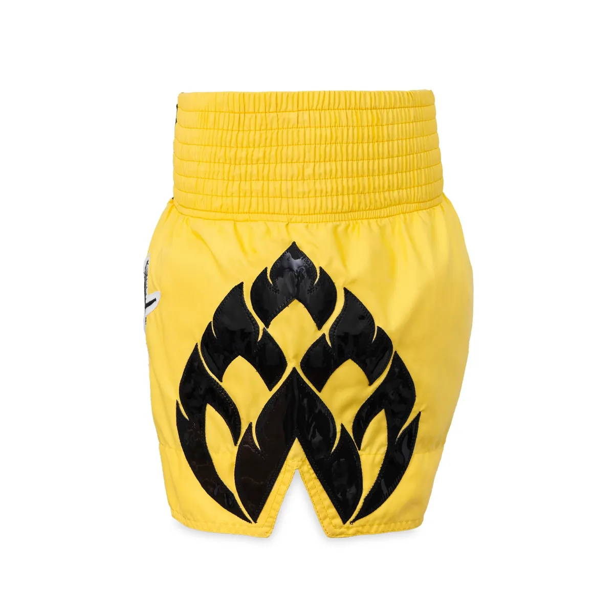 Жълти шорти за муай тай Top King Yellow 260, изглед отстрани