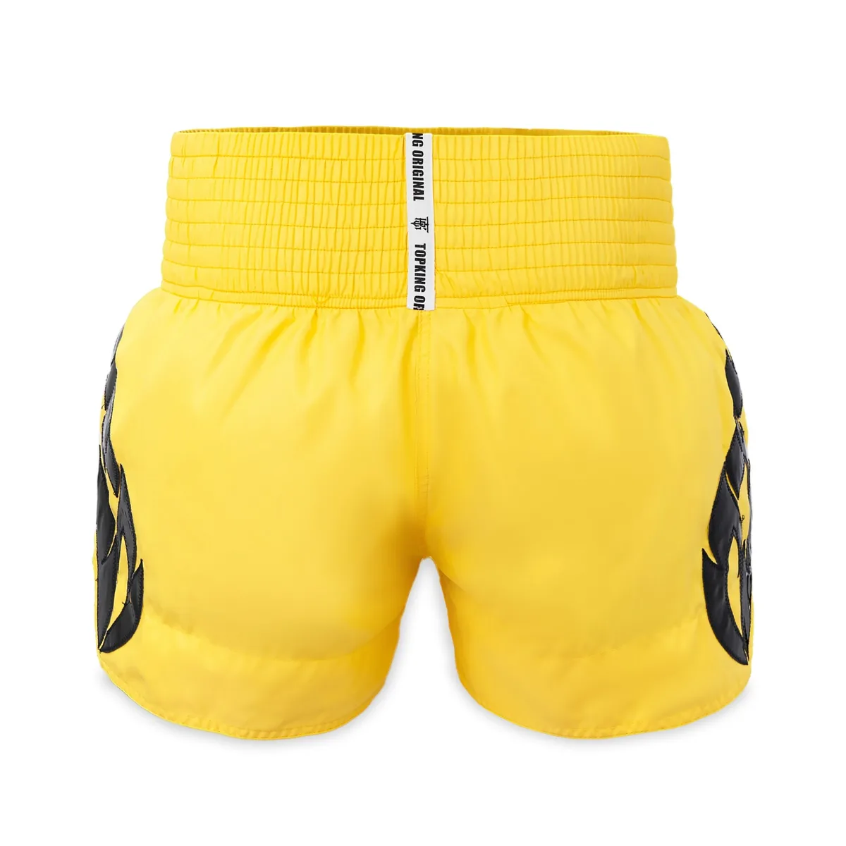 Задна страна на жълти шорти за муай тай Top King Yellow 260