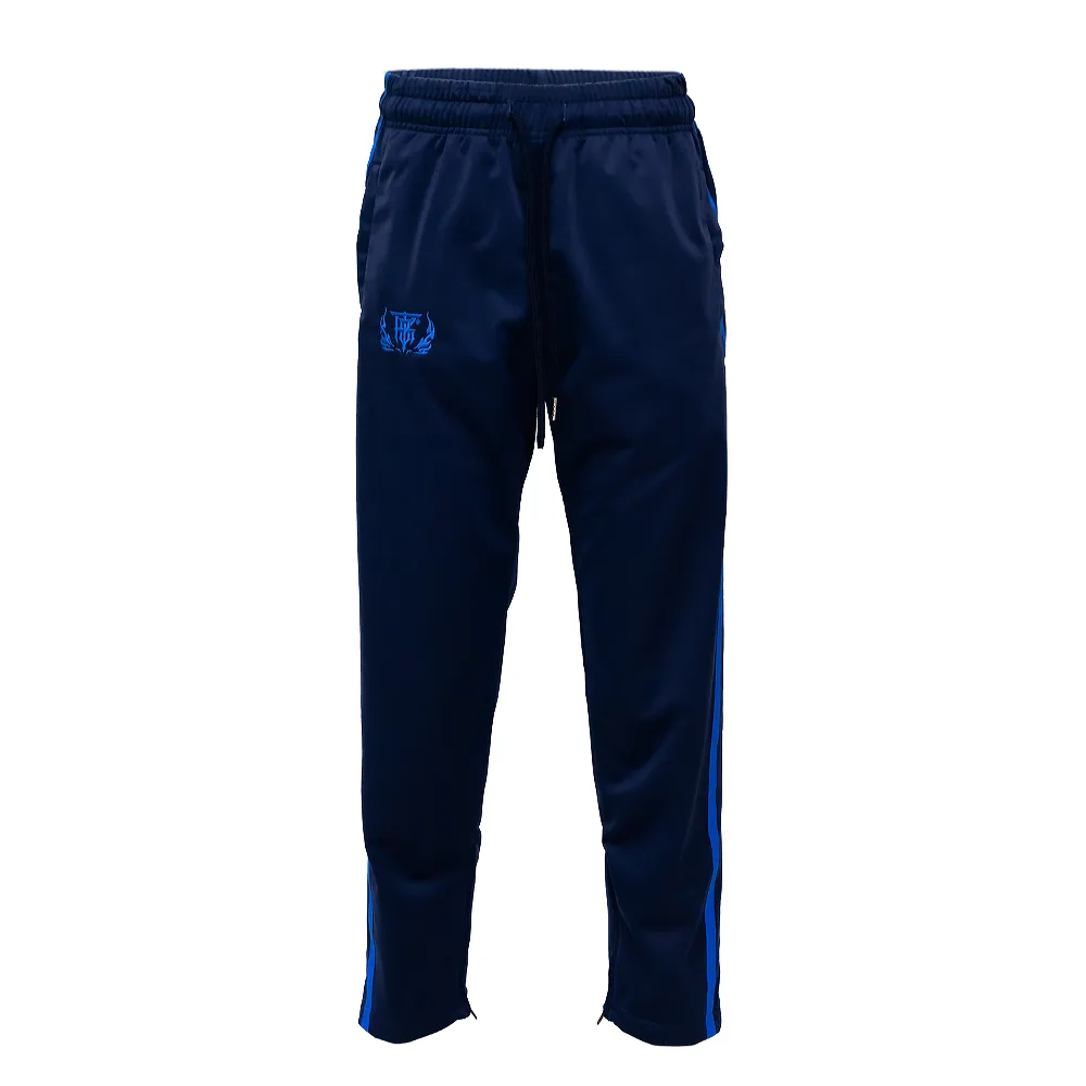 Анцуг Top King Tracksuit Blue 011, сгънат, показващ наситения син цвят и качеството на изработка.