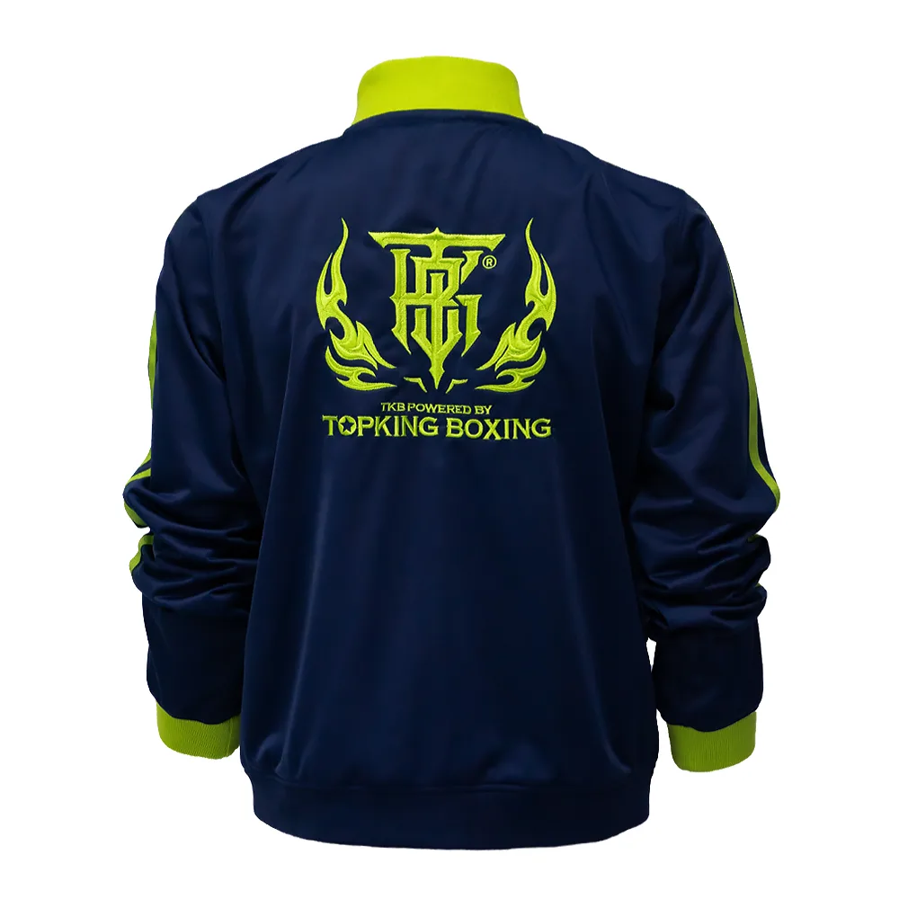 Детайлна снимка на долнището на анцуга TOPKING TRACKSUIT GREEN 011, показваща еластичен маншет и джоб.
