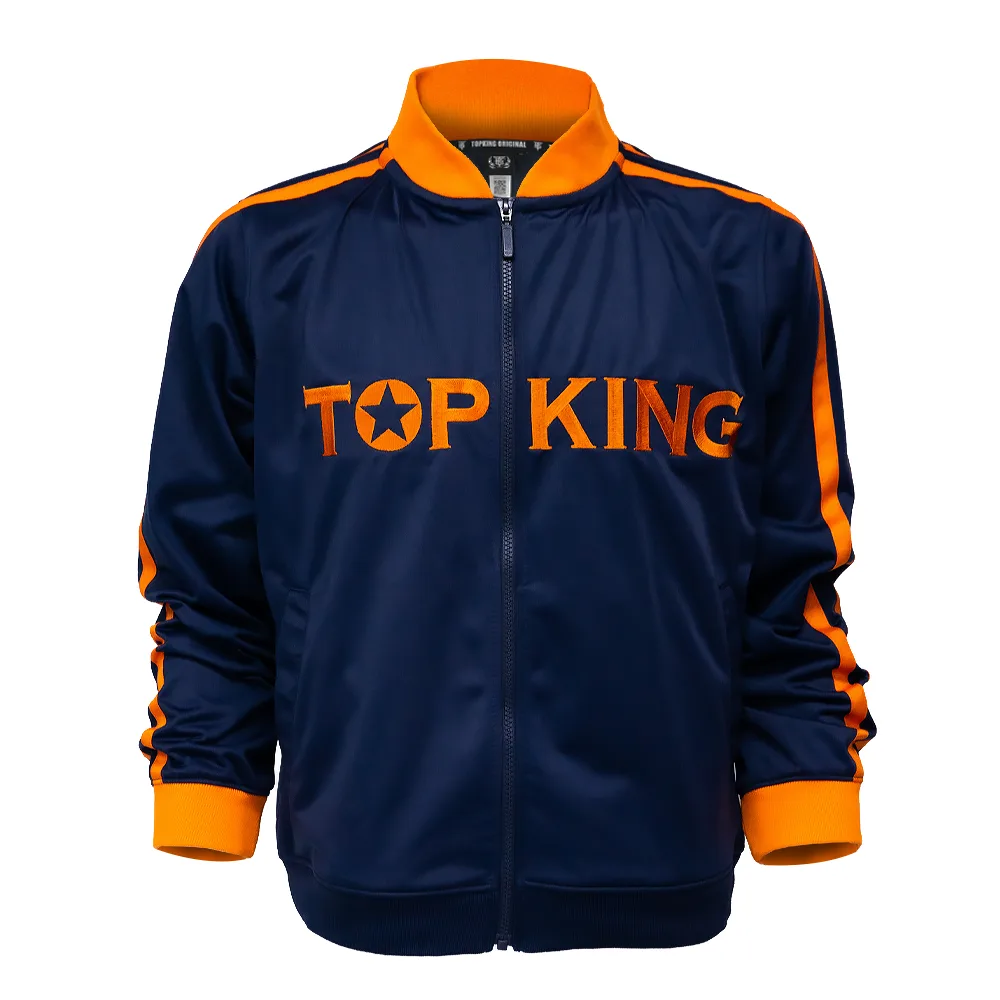 Горнище на оранжев анцуг Top King 011, отблизо