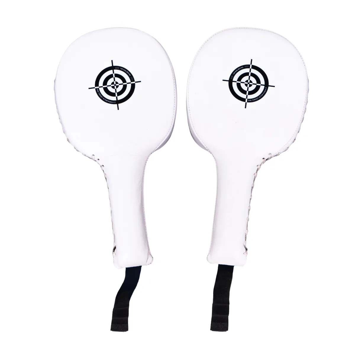Бели лапи TOPKING WHITE SPEED PADDLES от Top King, позиционирани за тренировка на скорост и точност