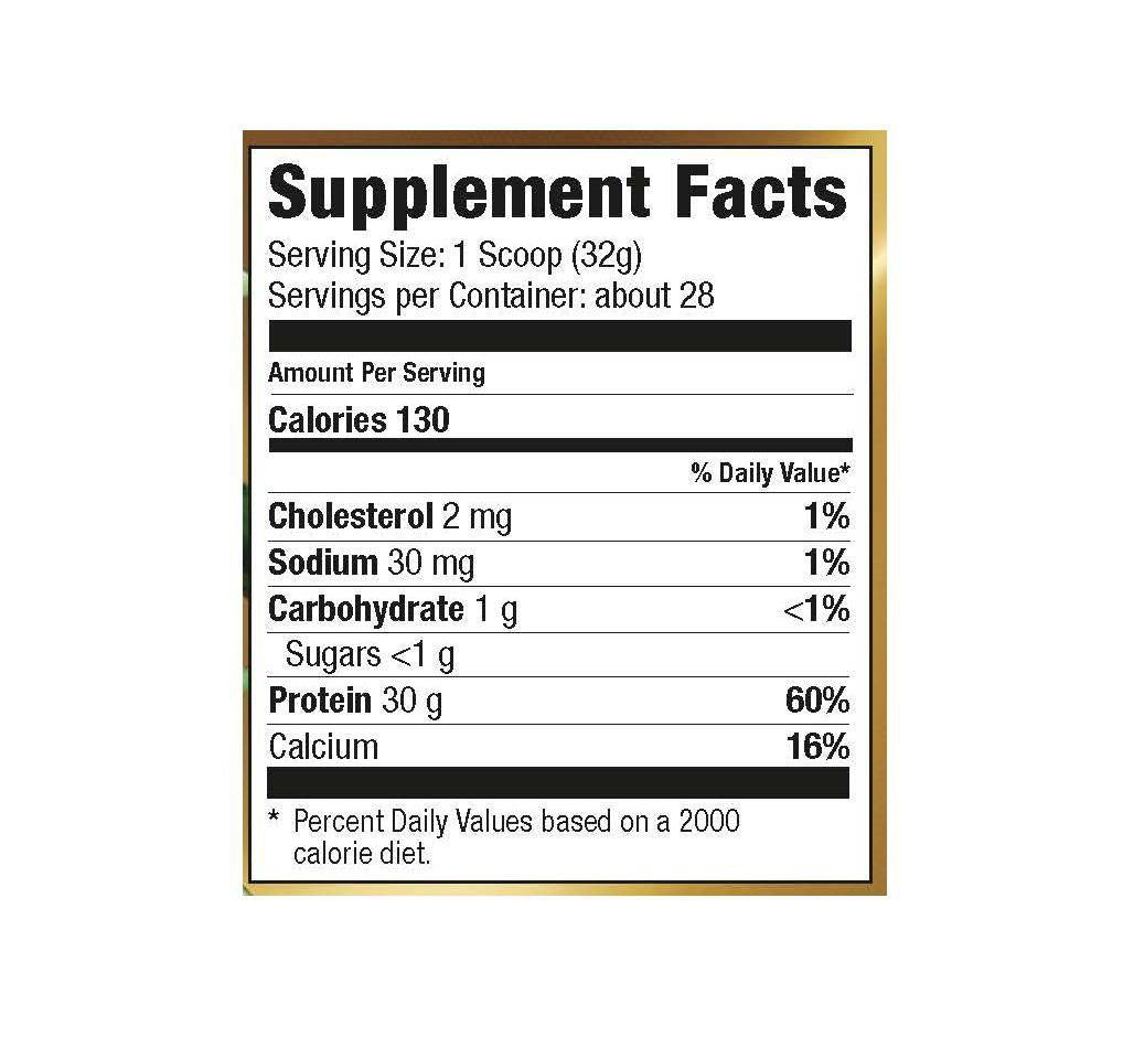 Ultimate Nutrition ISO Sensation 93 NATURAL 2270 грама хранителни стойности