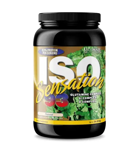 Неовкусен Суроватъчен Протеин Изолат ISO Sensation 93 NATURAL Ultimate Nutrition 908 грама