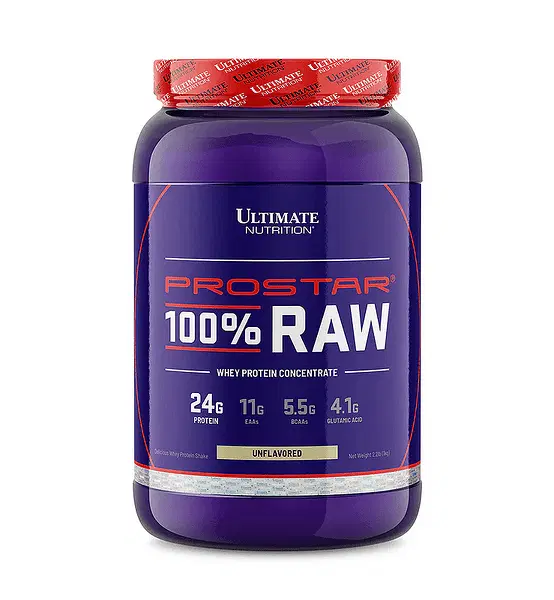 PROSTAR RAW 100% Неовкусен суроватъчен протеин концентрат Ultimate Nutrition 1000 грама