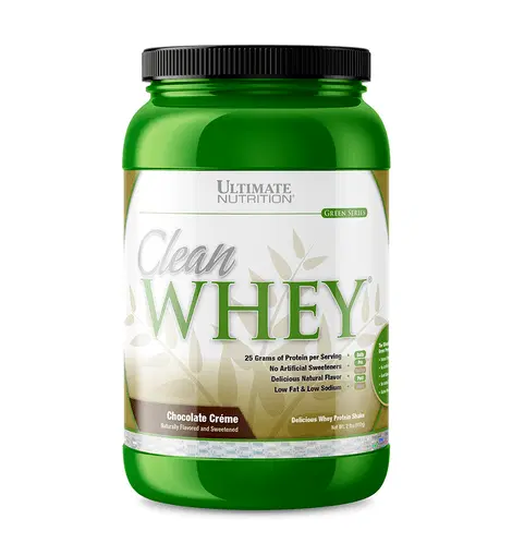 Суроватъчен Протеин със Стевия Clean Whey Ultimate Nutrition 910 грама