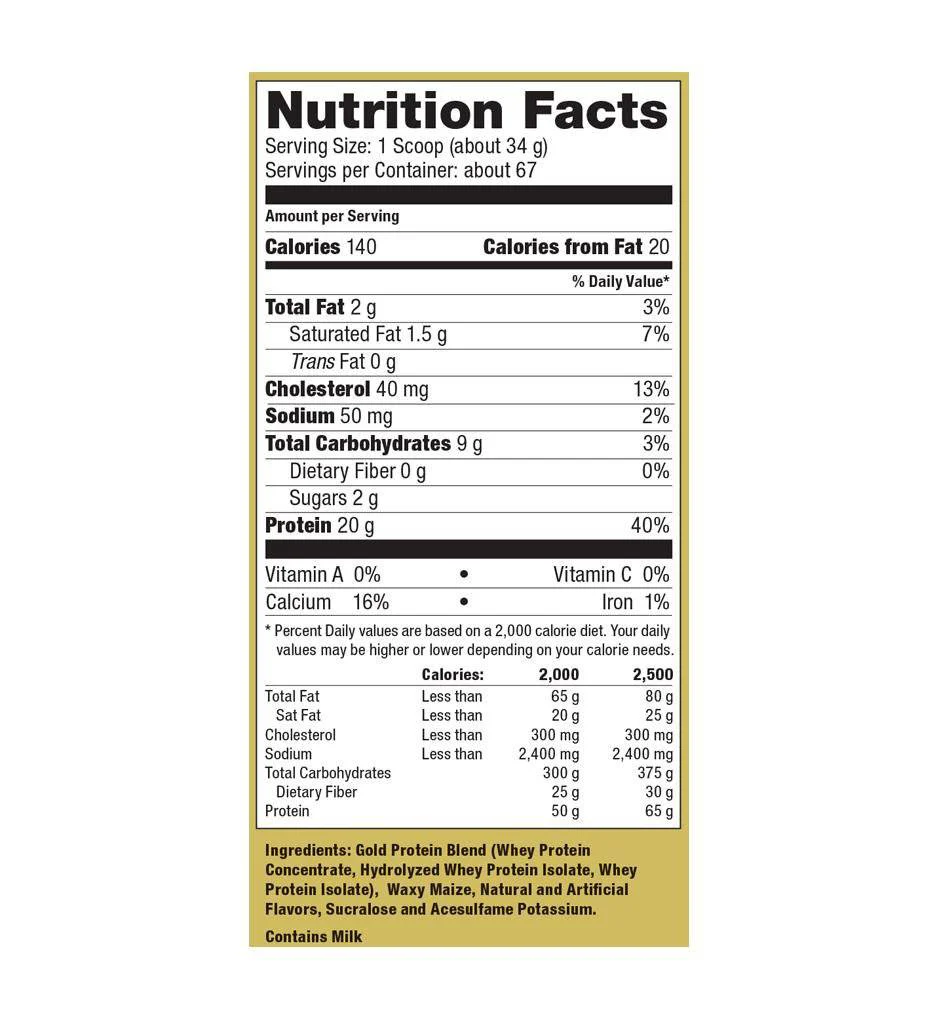 Whey Gold Ultimate Nutrition 2270 грама