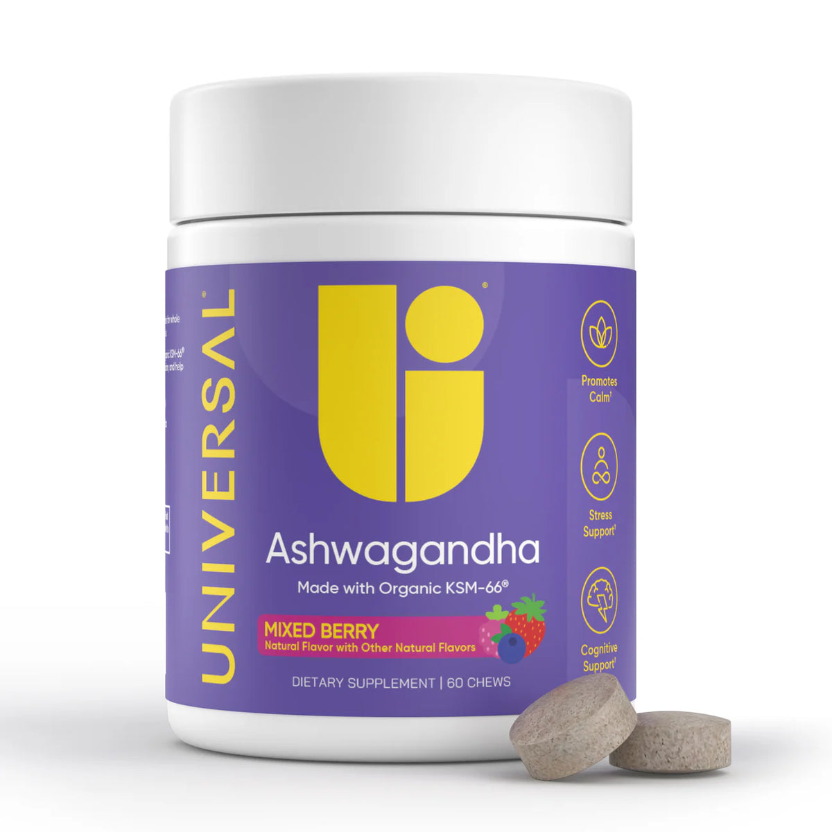 Universal U Ashwagandha Chews – дъвчащи таблетки