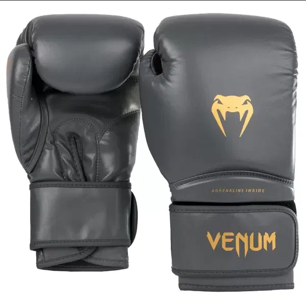 Venum Боксови Ръкавици - Contender 1.5 Boxing Gloves - Grey/Gold преден изглед