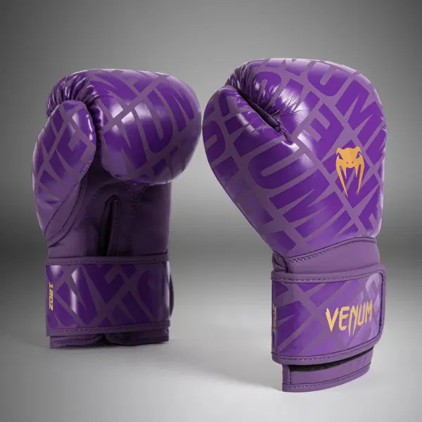Venum Боксови Ръкавици - Venum Contender 1.5 XT Boxing Gloves - Dark Purple преден изглед