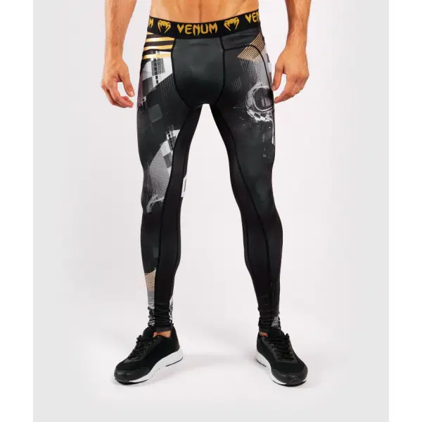 Дълъг Клин - Venum Skull Tights - Black
