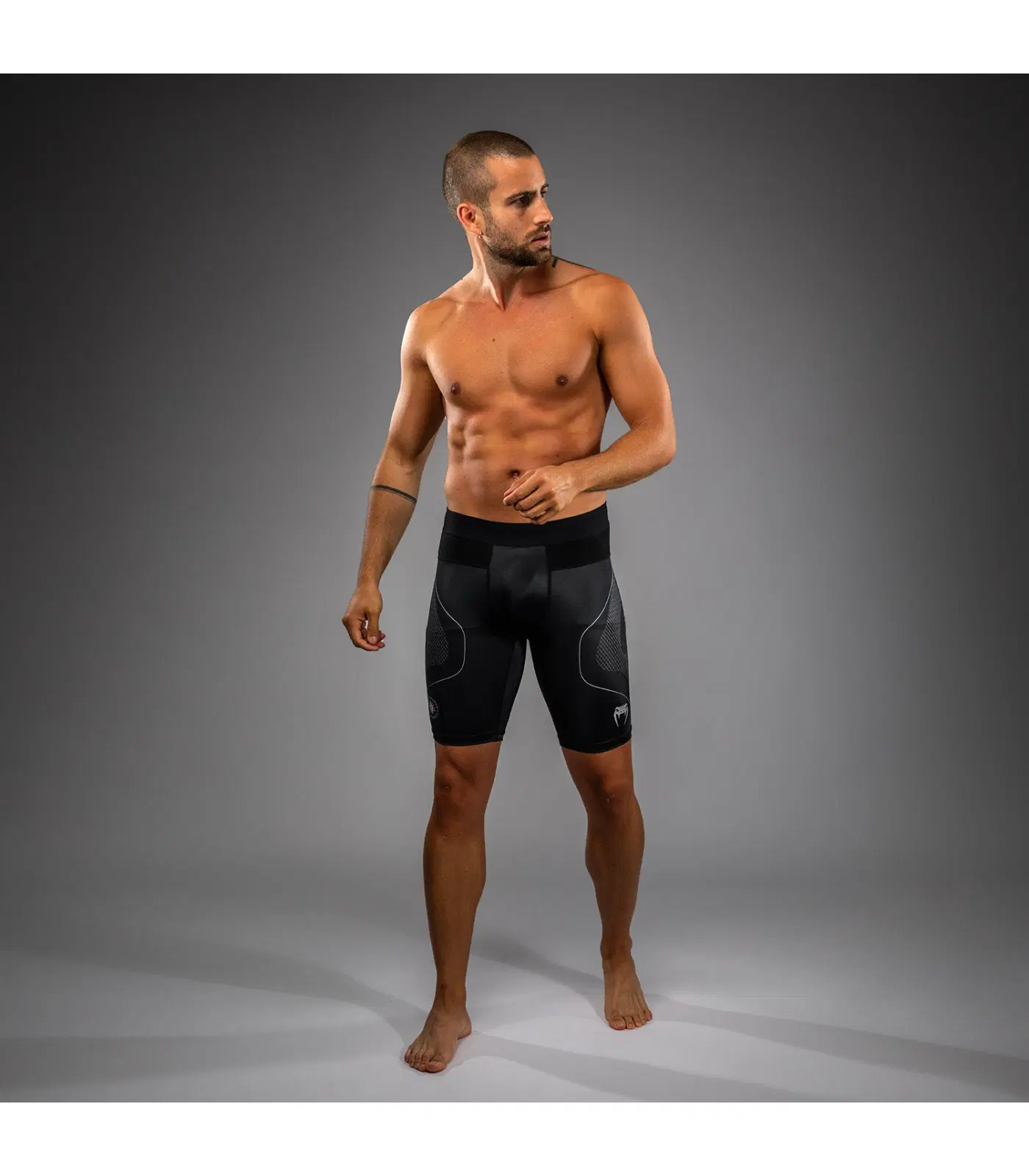 Къс клин - Venum Nexus Vale Tudo Shorts - Black/Silver