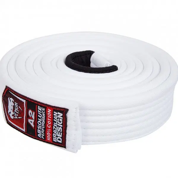 Колан за Джу-джицу / Жиу Жицу - VENUM BJJ BELT / WHITE