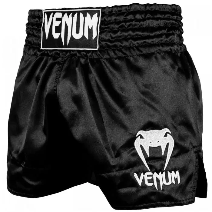 Муай Тай Шорти - Venum Muay Thai Shorts Classic - Black/White