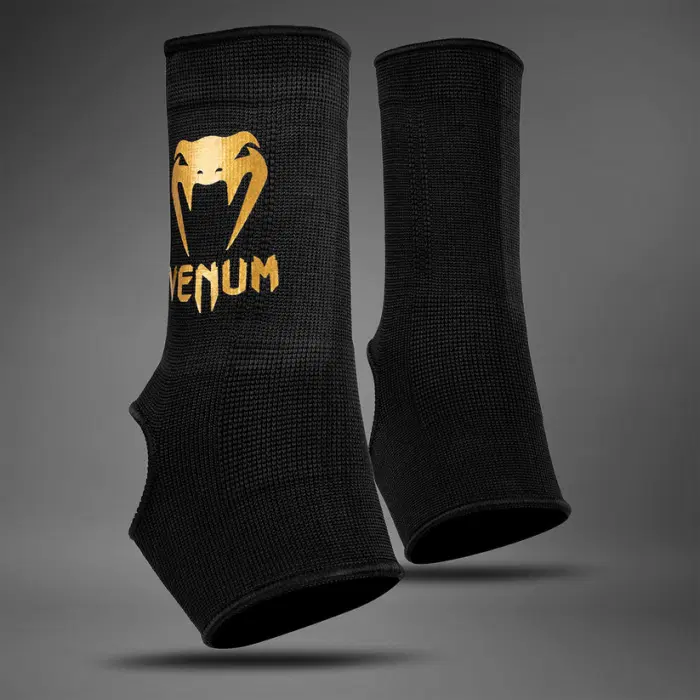 НАГЛЕЗЕНКИ - Venum Kontact Ankle Support Guard - Black/Gold