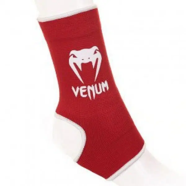 Наглезенки - VENUM KONTACT ANKLE SUPPORT GUARD - MUAY THAI / KICK BOXING / червени