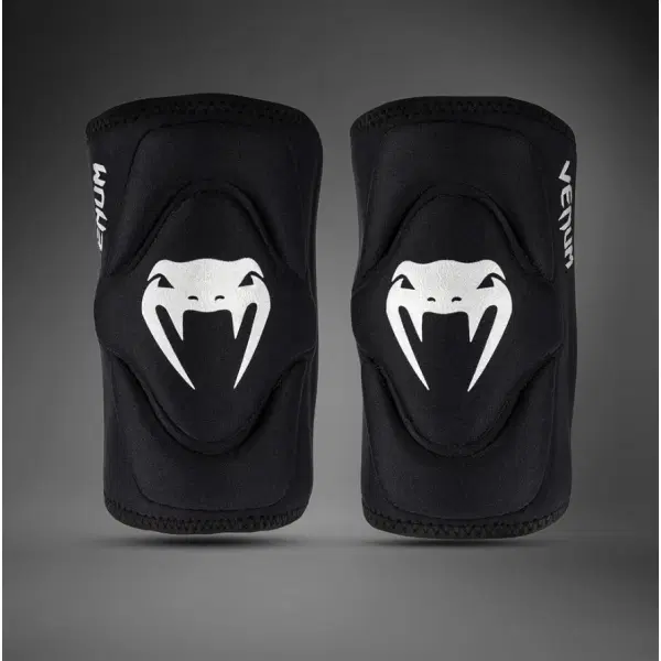 Наколенки - Venum Gel Kontact Knee Pads - Black/Silver