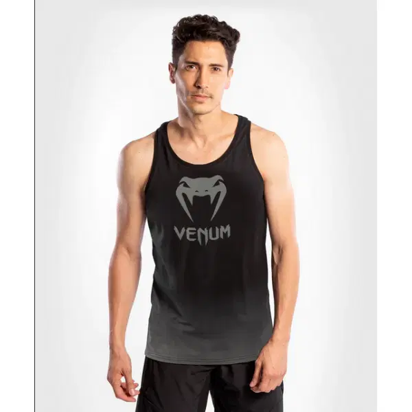 Venum Потник - Venum Classic Tank Top - Black/Dark Grey, мъжки, преден изглед