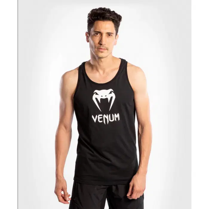 Потник Venum Classic Tank Top Black/White, мъжки, преден изглед