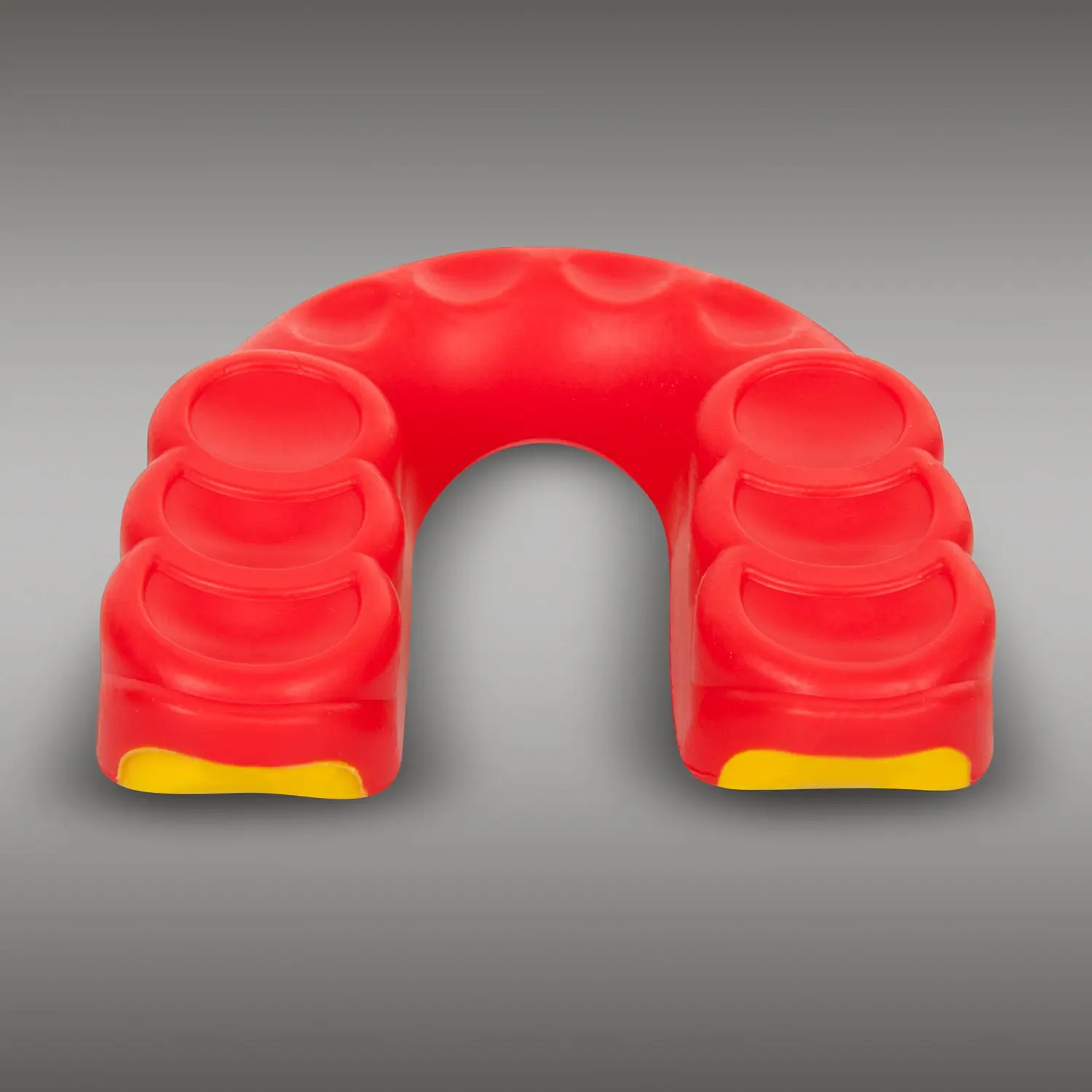 Venum Протектор за уста - VENUM Challenger Mouthguard - Red / Yellow, горен изглед