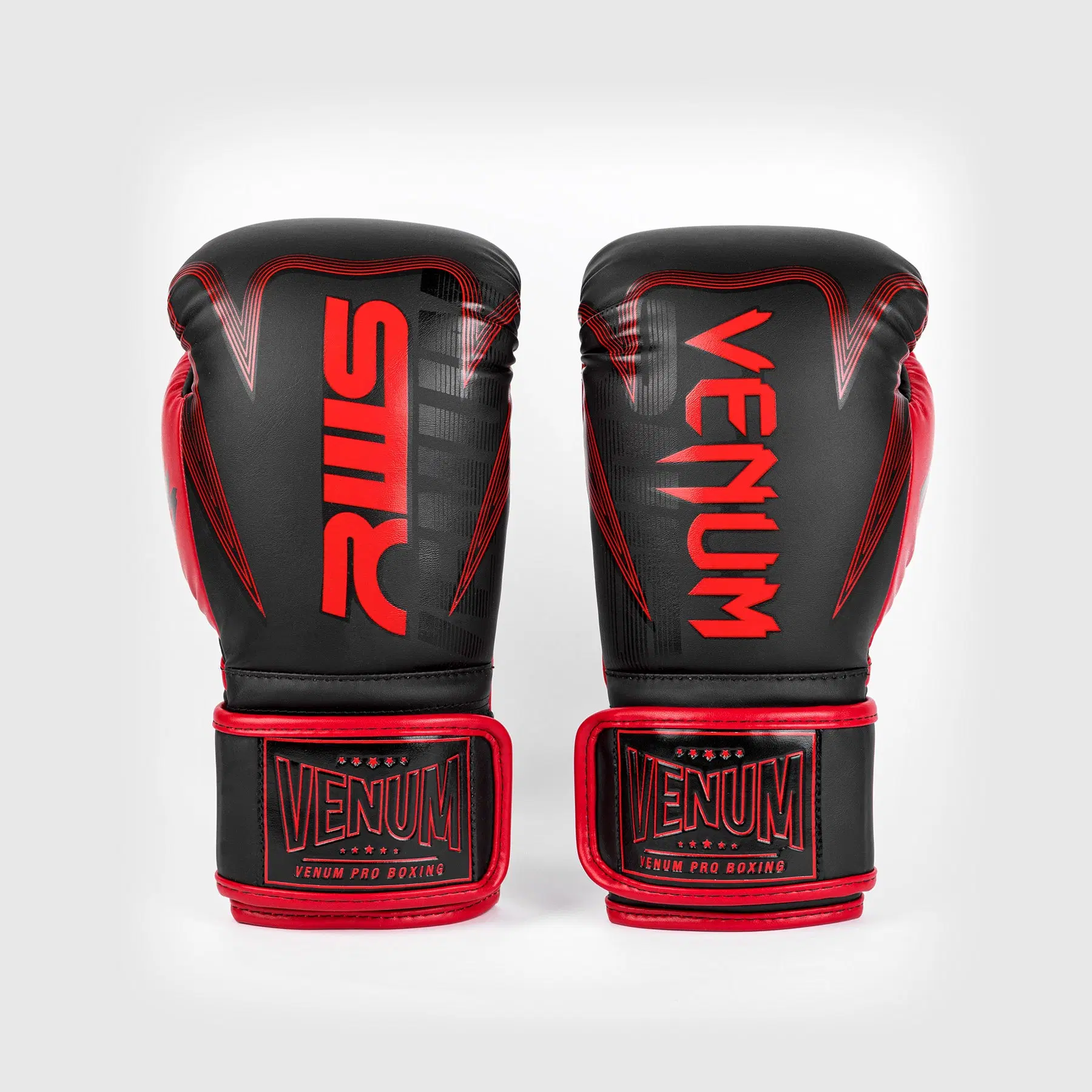 RWS x Venum Boxing Gloves - Black, преден изглед