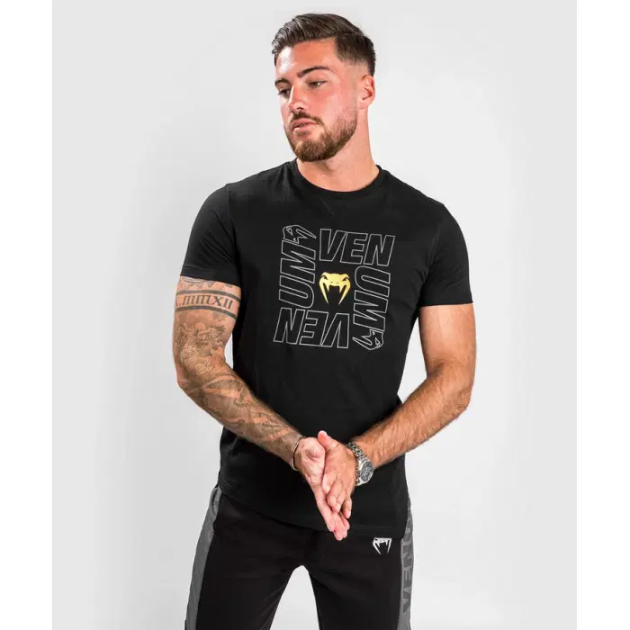 Тениска - Venum ARENA T-SHIRT - Black/Gold