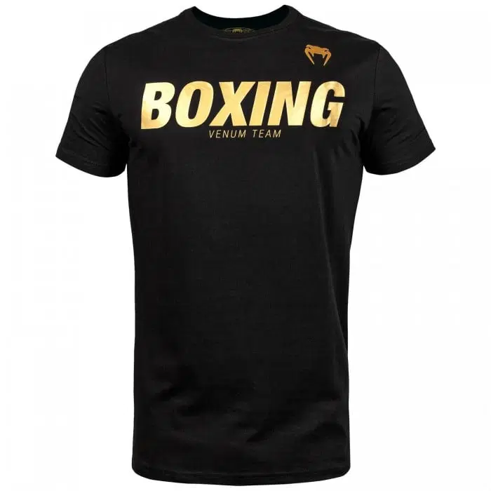 Тениска - Venum Boxing VT T-shirt - Black/Gold