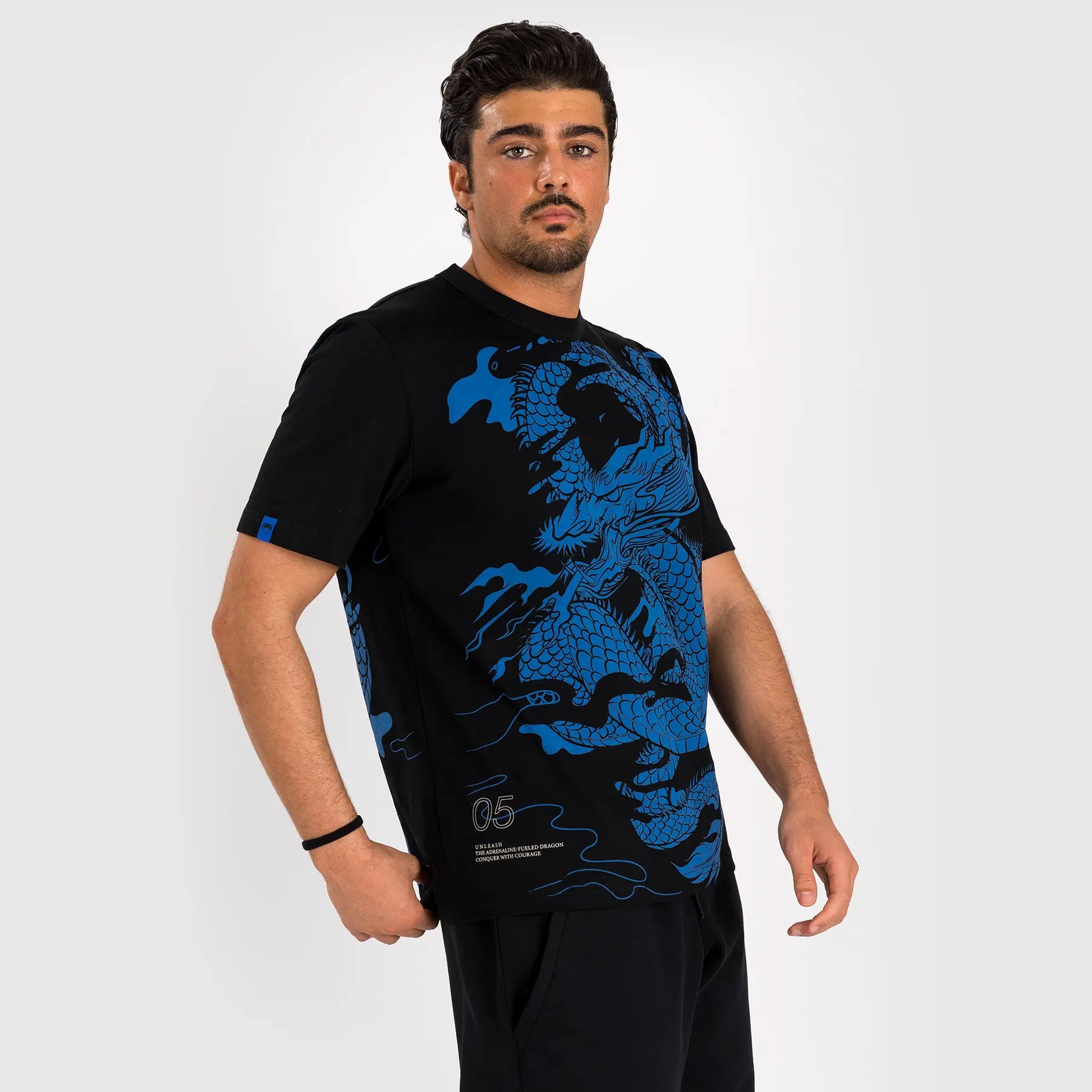 Venum Тениска - Dragon’s Flight Men’s T-Shirt - Midnight Blue, детайл с принт