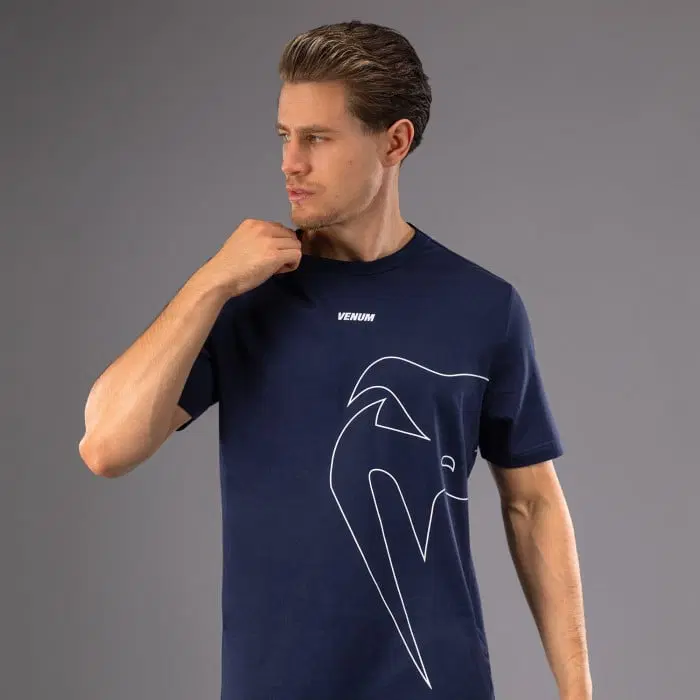 Тениска - Venum Giant Connect T-Shirt - Navy Blue