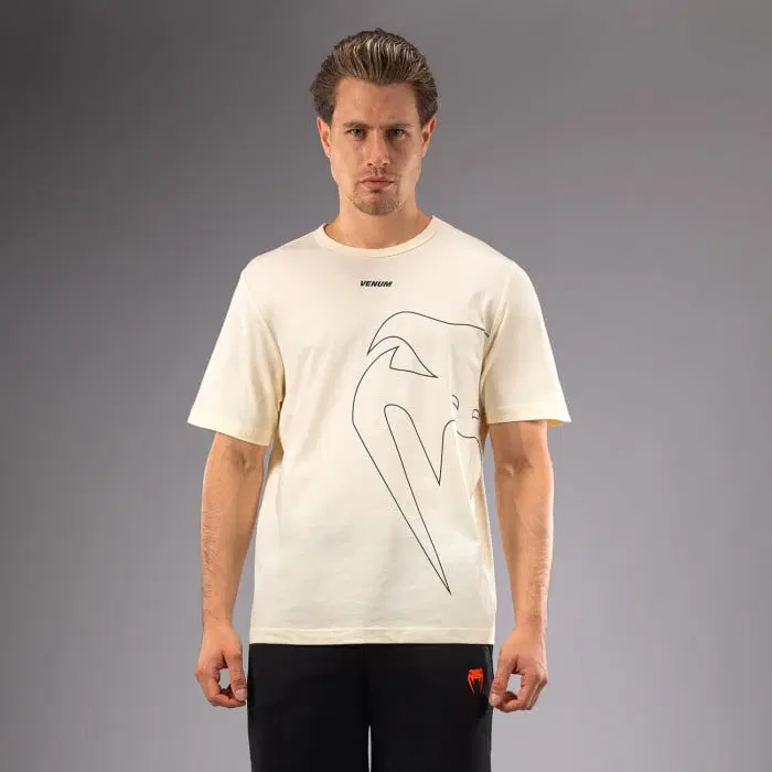 Тениска - Venum Giant Connect T-Shirt - Off-White