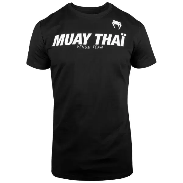 Тениска - Venum Muay Thai VT T-shirt - Black / White