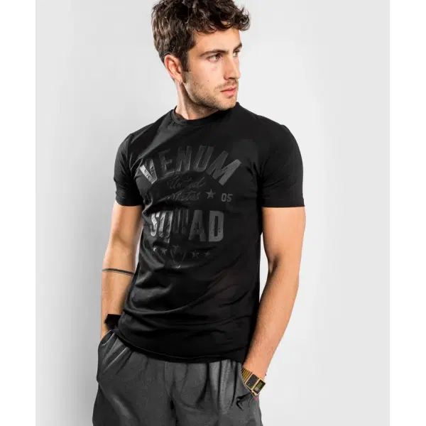 Тениска - Venum Squad T-Shirt - Black/Black