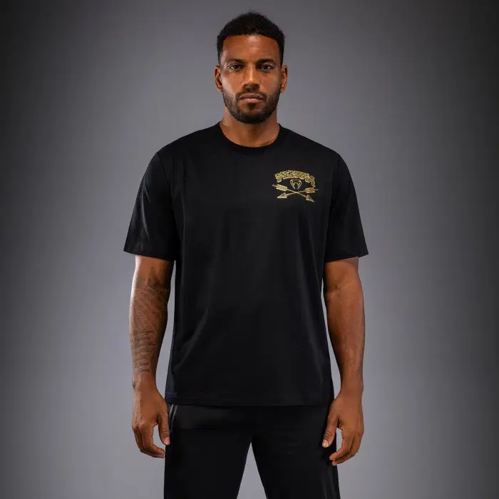 Тениска - Venum Wolf Atak T-Shirt - Black/Grey