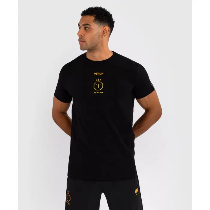 Тениска - Venum x Ilia Topuria Unmatched T-Shirt - Black/Gold