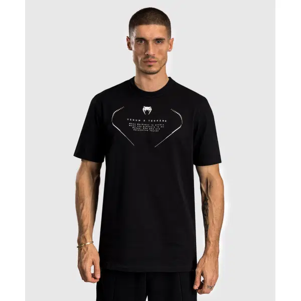 Тениска - Venum x TEKKEN 8 - Jin Kazama T-Shirt - Black/Black/White