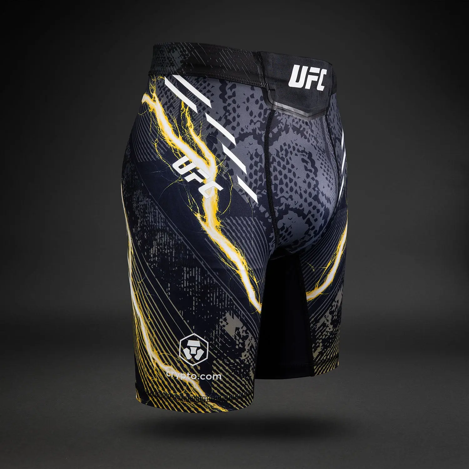 Venum Къс Клин - Biomecha Vale Tudo Short - Black, страничен изглед