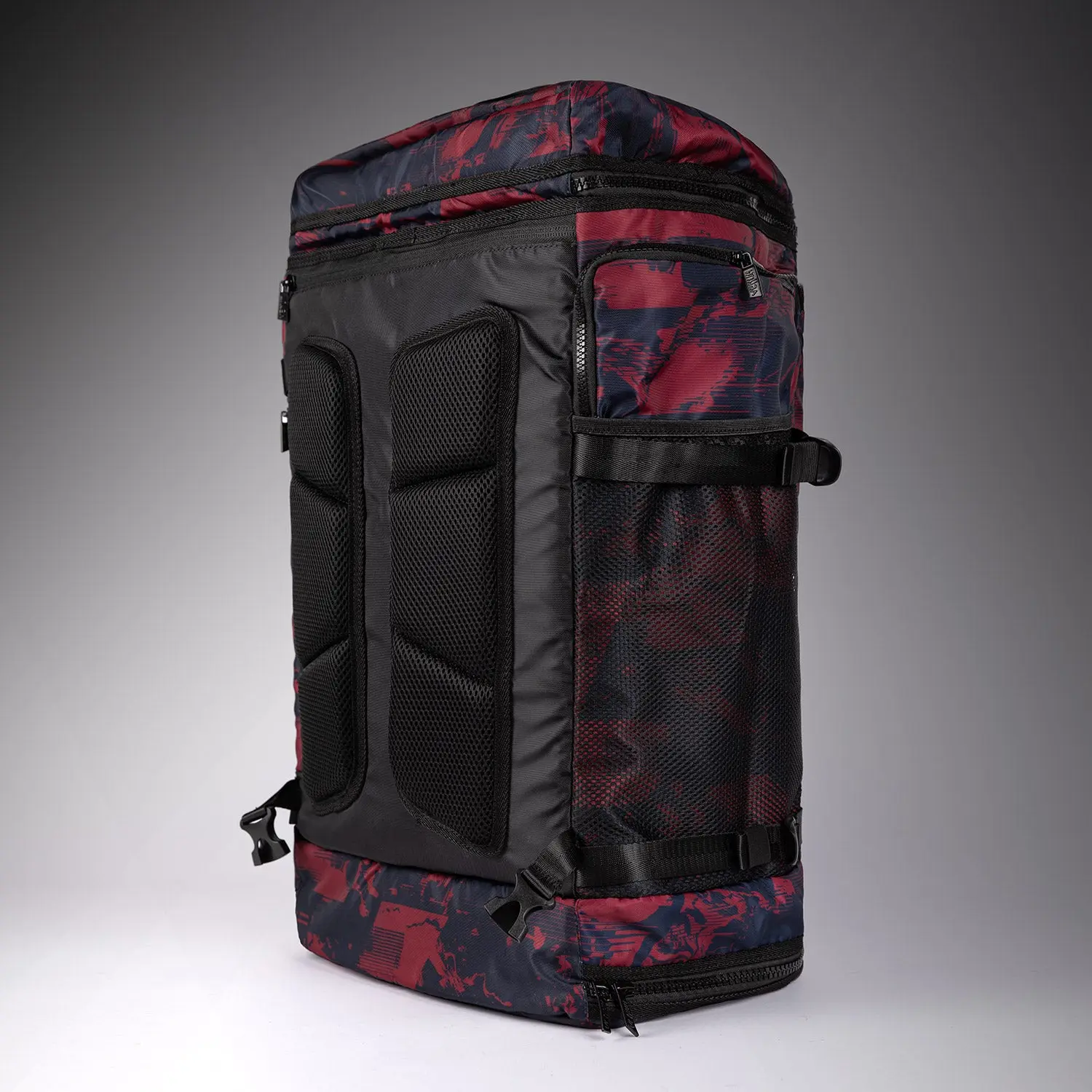 Venum Unisex UFC Zenith by Venum Burgundy Authentic Fight Week Gear Bag (48L) заден изглед