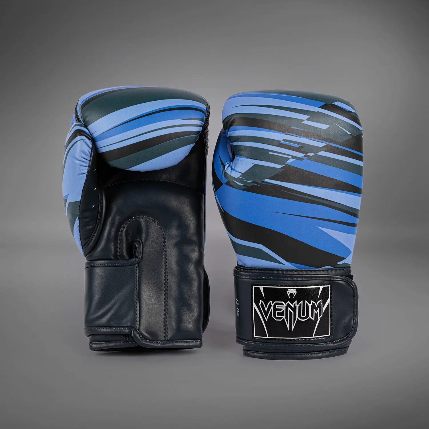 Venum Abyss Boxing Gloves - Shadow Blue, преден изглед